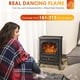 thumbnail image 3 of Chimenea Eléctrica HOMCOM 22" Independiente 725W-1450W Negra, 3 of 9