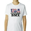 USA Cycling BMX - Olympic Games - Rio - Flag Boys Cotton Youth T-Shirt