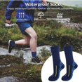 thumbnail image 3 of Triple-Layer Waterproof Socks, Unisex Breathable Socks with Reinforced Heel, Sport Socks for Outdoor Hiking Trekking Wading Fishing, 3 of 7