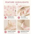 thumbnail image 5 of 3 PC Backpack Set with Cute Bow,Large Capacity Cartoon Backpacks, Back to School Merch, Lightweight Travel Backpacks, Waterproof School Bag for Teens, 5 of 7
