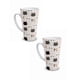 thumbnail image 1 of Duo de tazas de cerámica 502 ml diseño cute de gatos, 1 of 7