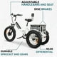 Vélos Électriques à Trois Roues, Tricycle Électrique pour Adultes, Tricycle E-Bike avec Écran LCD, Batterie Li-ion, Vélo Motorisé à 3 Roues, Moteur Puissant 750W, Forza et Forte – image 5 sur 5