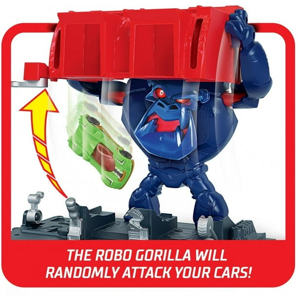 Hot Wheels Gorilla Rage Garage Playset for Classroom Fun Walmart