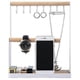 thumbnail image 3 of Jewelry Stand with Wooden Tray for Rings and Hooks for Storing Necklaces, Bracelets, Rings, Wa, 3 of 5