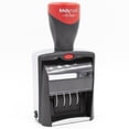 thumbnail image 4 of Heavy Duty Date Stamp with "SCANNED" Self Inking Stamp - 2 Color Blue/Red Ink, 4 of 7