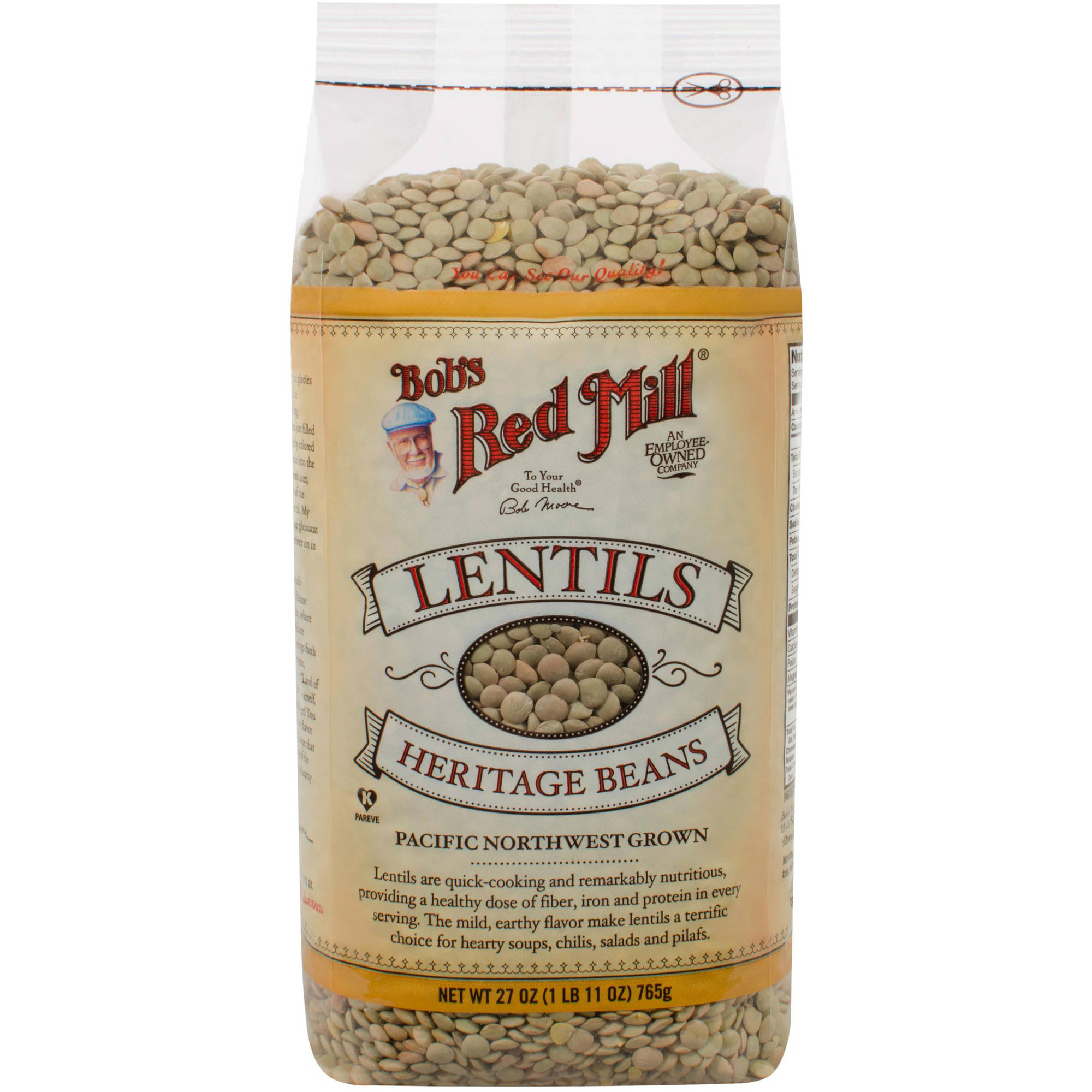 Bob's Red Mill Lentils, 27 oz (Pack of 4) by Generic