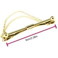 thumbnail image 5 of Men's Tie Pin Shirt Collar Pin Double Chain Tassels Collar Clip Tie Stick Pin Suit Accessories Wedding Business, 5 of 20