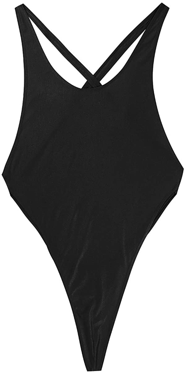 Body Femme Maille Manches Longues Col Roulé Transparent - Polyester/Spandex - Neuf Sans étiquette