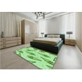 thumbnail image 4 of Ahgly Company Indoor Square Patterned Pastel Green Area Rugs, 5' Square, 4 of 6