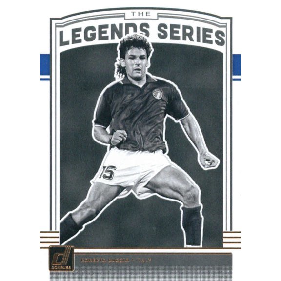 Collectible 2018-19 Donruss Legends Series #13 Roberto Baggio Italy Soccer Trading Card