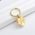 thumbnail image 3 of Cremation Keychain for Ashes Dog Paw Print Shaped Urn Keychain Ashes Holder Keepsake Cremation Jewelry Memorial Pendant, 3 of 6