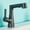 Black, variant on Bathroom Faucet with Pull Out Sprayer, 360° Swivel Spout Bathroom Sink Faucet, with 2 Modes Pull Down Sprayer, Brass Single Handle for Hot and Cold Water Basin Faucet,Black