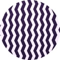 thumbnail image 1 of Ahgly Company Indoor Round Abstract Purple Contemporary Area Rugs, 6' Round, 1 of 4