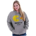thumbnail image 3 of Funny PACMAN Perfect Fit Pizza Unisex Plus Size Hoodie Brisco Brands 2X, 3 of 5