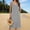 Gray, variant on Womens Summer Dresses Sevevn Women's Linen Blend V-Neck Midi Dress Sleeveless Casual Beach Dress with Pockets Purple XL