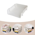 thumbnail image 2 of MLINS 2pcs Office File Storage Rack File Holder Dormitory File Storage Rack Plastic File Holder, 2 of 8