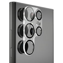 HD Tempered Glass Camera Lens Protector with Anti-Reflective Ring for Samsung Galaxy S25 Ultra