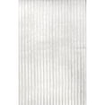 thumbnail image 6 of nuLOOM Kai SuperiorWash Stripe Faux Rabbit Machine Washable Area Rug, 2' 6" x 6', Runner, Kai Off-white, 6 of 12