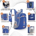 thumbnail image 3 of Mochila de Senderismo Seektop Pequeña Expandible de 12L a 15L Resistente al Agua, 3 of 7