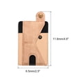 thumbnail image 2 of Adhesive Phone Card Holder with Stand Smart Phones or Cases PU Phone Wallet Two Way Adjustable Khaki, 2 of 6