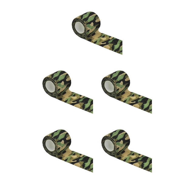 Greeniant Envoltura elástica vendaje autoadhesivo cinta de equitación camuflaje 2,5 cm x 4,5 m Type2 NO2 Greeniant CBP269372