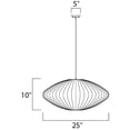 thumbnail image 3 of Maxim 12190WTPC 10 in. Cocoon 1 Light Pendant - Polished Chrome, 3 of 3