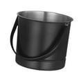 thumbnail image 4 of CoudarTitie 1.5L Ice Bucket Drink Tub Holder Portable Handle Multipurpose Metal Ice Pail for Black, 4 of 9
