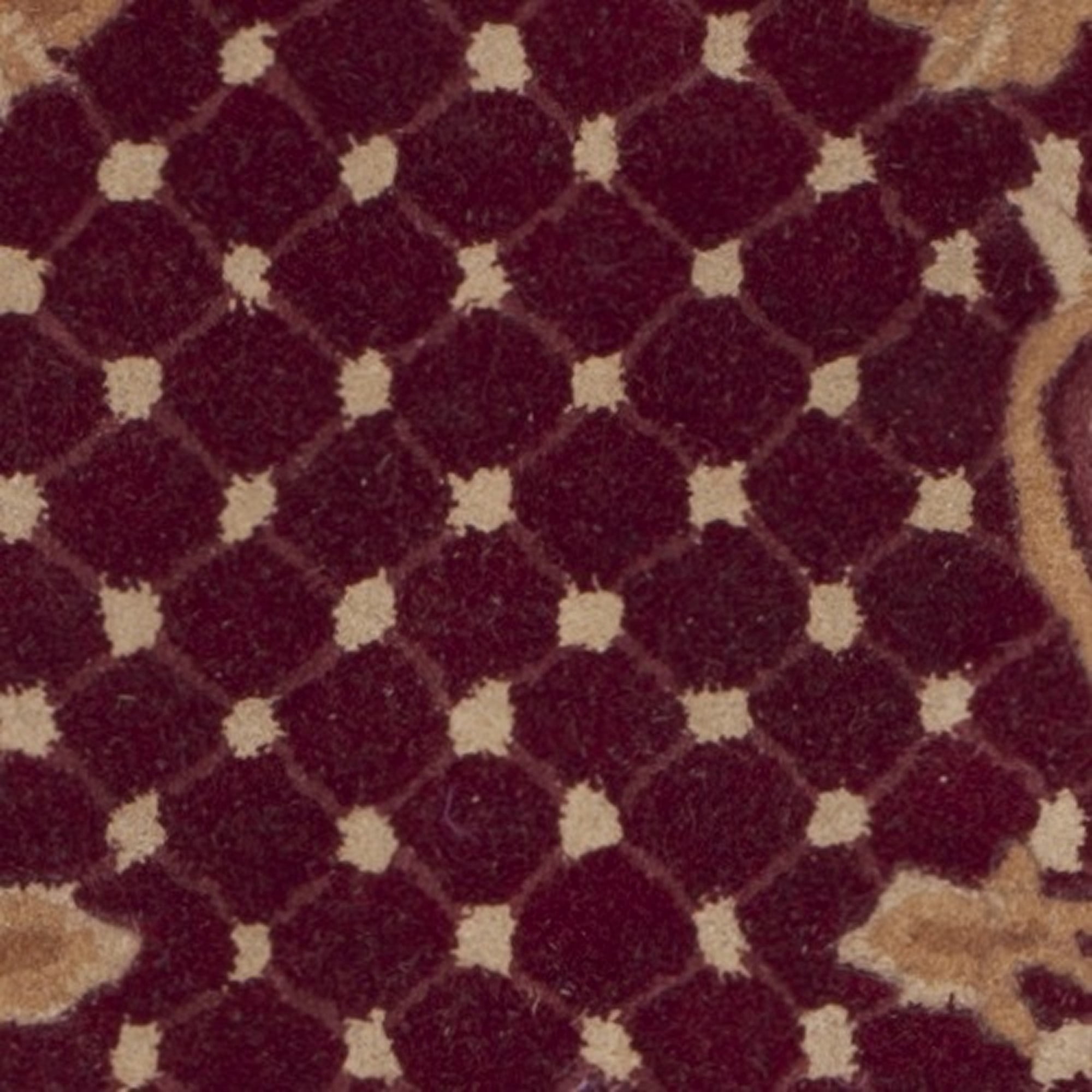 SAFAVIEH Naples NA701A Handmade Burgundy / Black Rug