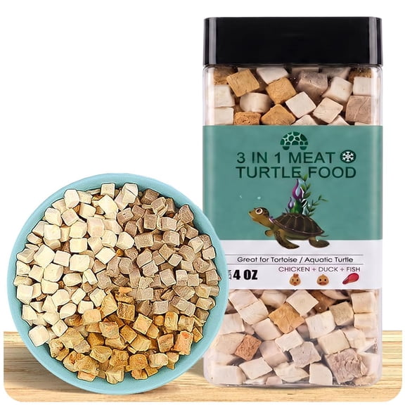 Comida para tortugas BNYEE Pollo/Pato/Pescado liofilizado 113 g