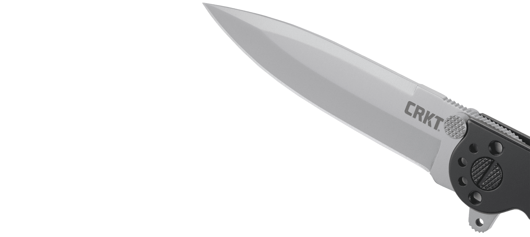 CRKT M16-01S Folding Knife with Frame Lock: Stainless Steel Plain Edge Blade, Stainless Steel Handle, Reversible Pocket Clip, M16-01S