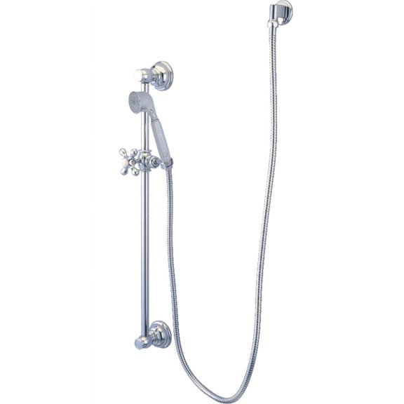 Kingston Brass KAK3321W1 Made To Match Hand Shower Combo with Slide Bar, Polished Chrome