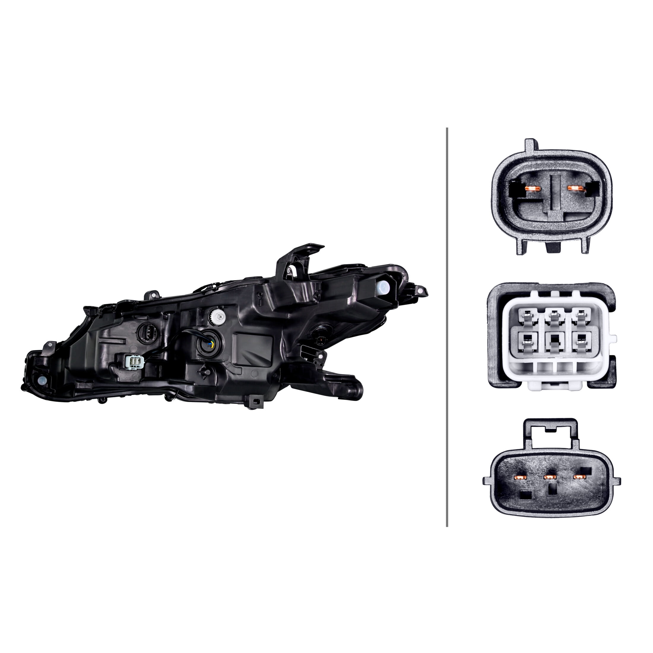 HELLA ValueFit Headlamp Assembly For 2018 Toyota Camry, Passenger Side, 354888021, 81110-06C40, TO2503255