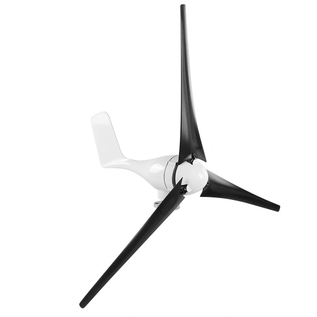 LHCER Wind Generator, Practical Electromagnetic/Yaw Wind Turbines Kit, Durable Nylon Fiber For Marine Home Charging Boats