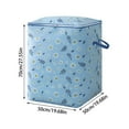 thumbnail image 3 of Oversized Storage Bag | Portable Wardrobe Organizer Box with Double Zipper for Clothes Quilts and Bedding | Large Capacity Foldable Container for Home Organization Moving Dorm Camping and Travel, 3 of 6