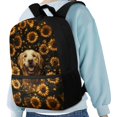 thumbnail image 4 of Uourmeti Dog Pattern Backpack for Kids, 17 Inch Durable Fabric Premium Quality School Backpack for Travel Outdoor, 4 of 6