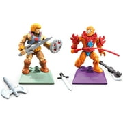 Mega Construx Building Set Heroes Action Figure Characters He-Man Vs. Beat Man, 44 Pieces