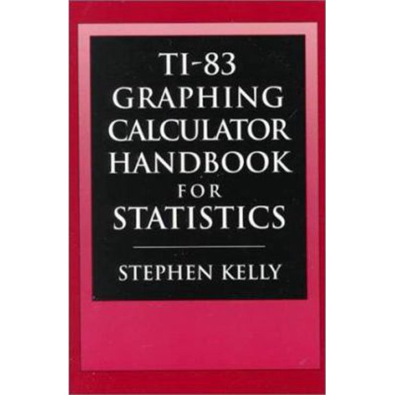 Pre-Owned Ti-83 Graphing Calculator Manual for Statistics (Paperback) 0130209112 9780130209115