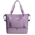 thumbnail image 1 of Travel Duffel Bag with Bottom Shoe Compartment Weekender Toiletry Bag Carry On Tote Overnight Bag, 1 of 8