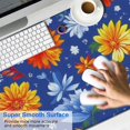 thumbnail image 2 of Long Mouse Pads for Desk,Pioneer Flower Floral Print Pattern Desk Mats on Top Of Desks, Desk Mouse Pad Extra Large with 3mm Non-Slip Base and Stitched Edge for Gaming,Office,Work,Home 47.3"x23.6", 2 of 6