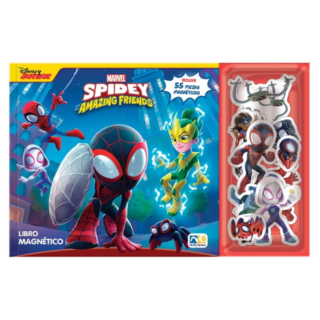 Libro Magnetico Spidey Novelty Libro de Bolsillo Libros Entretenimiento 1A