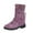 Purple, variant on Rotm Women'S Cowboy Boots Women's Mid-Calf Cowboy Cowgirl Boots with Low Chunky Heel, Side Zipper, Motorcycle Style, Classic Round Toe Blue,7.5