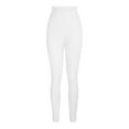 thumbnail image 4 of CQONEPT Yoga Pants for Womens Tummy Control Butt Lifting Leggings Non See Workouts Activewear Pant White XL, 4 of 6