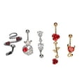 thumbnail image 3 of Belly Button Piercing Jewelry,5pcs Belly Button Rings Belly Button Rings Stainless Steel Belly Button Rings Achieve More, 3 of 8