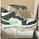 thumbnail image 5 of NIB Men N I-K-E A i r-Jor-dan 1 Mid Shoes White Green Glow Black DQ8426 103, 5 of 6