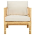 thumbnail image 2 of Safavieh Aisling Coastal Rattan and Fabric Dining Arm Chairs, White/Natural, 2 of 6
