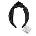 thumbnail image 6 of Tayshia by Scunci Knotted Wide Honeycomb Fabric Headband, Black, 6 of 7