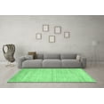thumbnail image 3 of Ahgly Company Indoor Rectangle Solid Emerald Green Modern Area Rugs, 2' x 5', 3 of 4