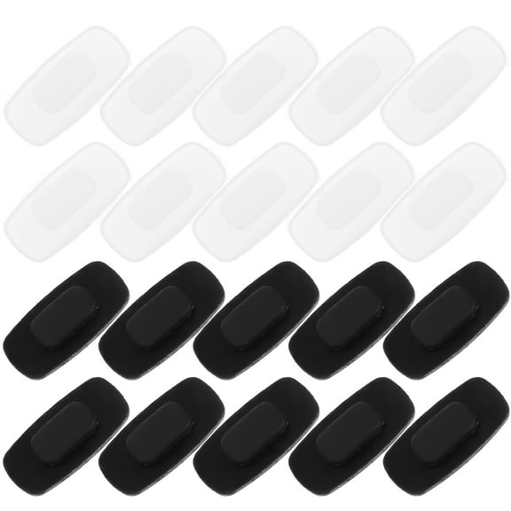 HONMEET 20 Pairs Sunglasses Nose Pads Replacement for Comfortable Fit Rectangular Eyewear Users