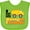 Apple Green, variant on Inktastic I Dig Dump Trucks Boys or Girls Baby Bib