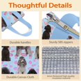 thumbnail image 4 of Poodles Insulated Lunch Bag for Women & Adults,Large Portable Soft Cooler Lunch Bag,Thermal Food Storage Tote with Pearl Cotton,8.66L,8.75x5.75x9.5 Inch, 4 of 6